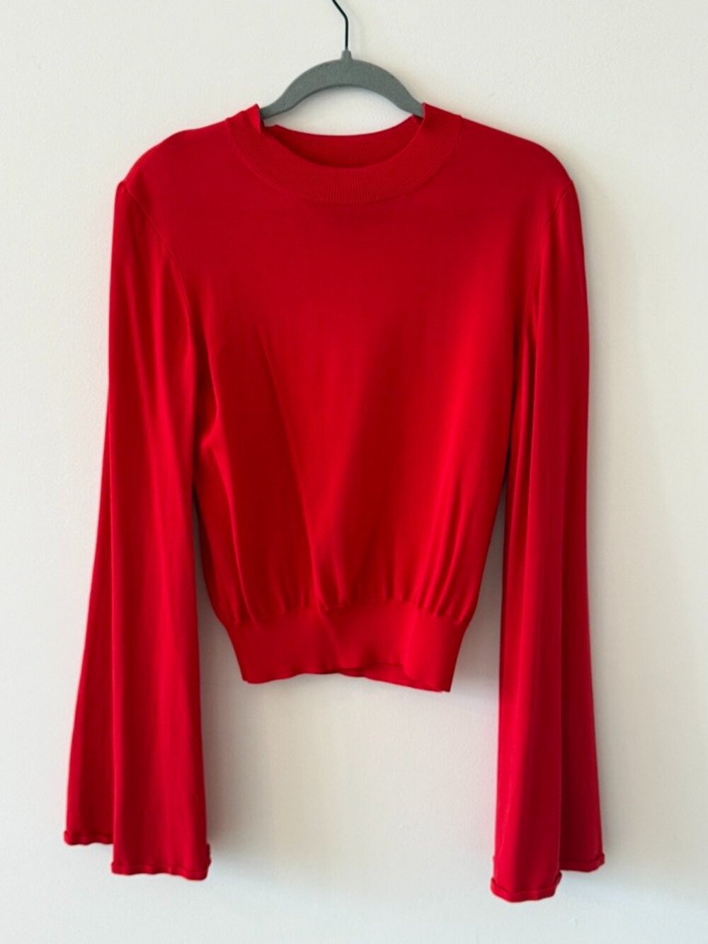 Solid & Stripe Red Lightweight Sweater Size Medium